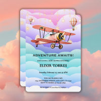 Adventure Aguarda Chá de fraldas de Aviação
