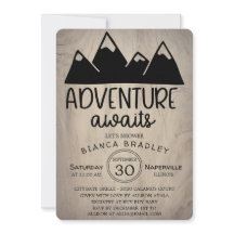 Adventure Aguarda Chá de fraldas De Madeira