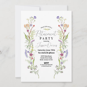 Convites Advertência Mulheres Selvagens Flores Ditsy Floral