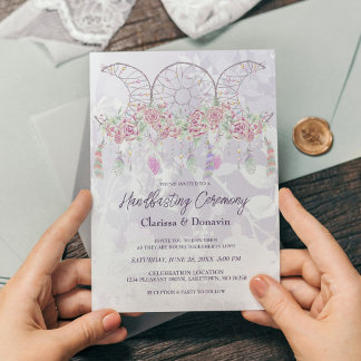 Convites Afastamento Boho Tripla Lua Dreamcatcher