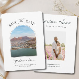 Convites África do Sul Casamento Cidade do Cabo Salvar Foto