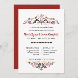 Convites Africana | Janto de ensaio moderno de Ancara Kente