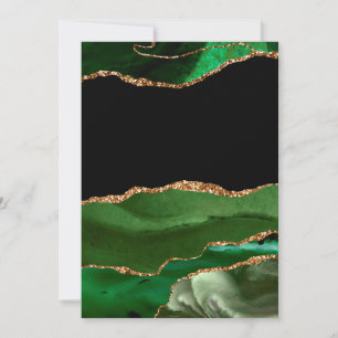 Convites Ágata Contemporânea Falsa Esmeralda Verde Mármore
