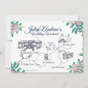 Convites Agenda de Boas-Vindas Noturna para Julia