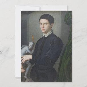 Convites Agnolo Bronzino - Retrato de um Homem com Estado