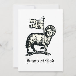 Convites Agnus Dei O Cordeiro Pascal de Deus Arte Fina
