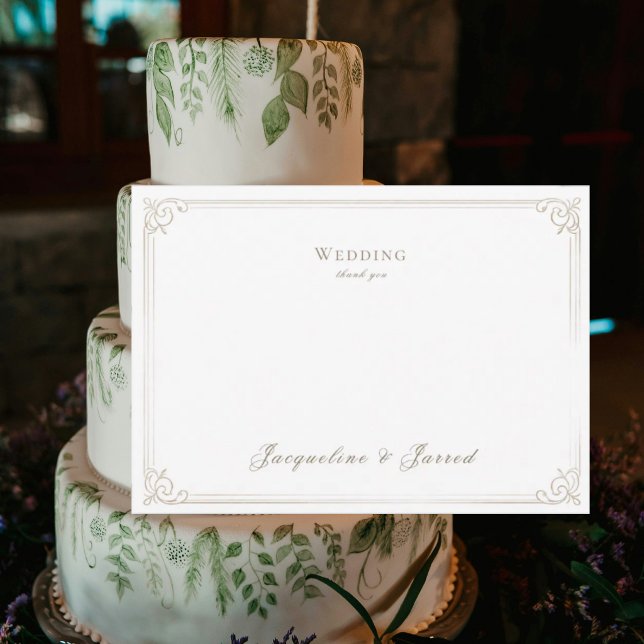 Convites Agradecimento Branco Casamento Personalizado (Criador carregado)