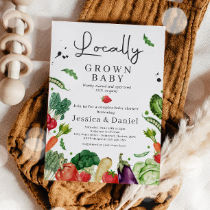 Convites Agricultores Comercializam Chá de fraldas De Bebê 