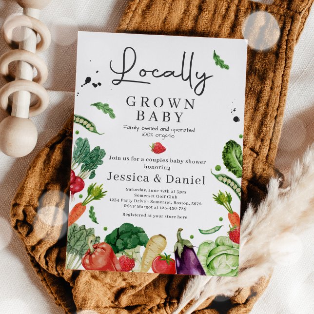 Convites Agricultores Comercializam Chá de fraldas De Bebê  (Criador carregado)