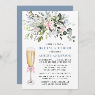 Convites Água Chá de panela verde cor-de-rosa azul empoeira