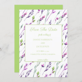 Convites Água-forte de Casamento para Salvar a Data