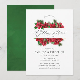 Convites Água-forte Natal Geométrico Casamento Chuva de Pre