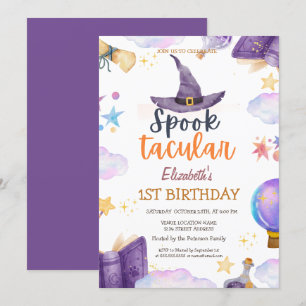 Convites Água-tinta Espetacular de Arrepios no Aniversário 