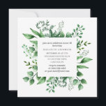 Convites Água verde doce 16. 16° aniversário verde<br><div class="desc">Watercolor greenery Sweet 16 aniversários. Entre em contato comigo se precisar de itens adicionais.</div>