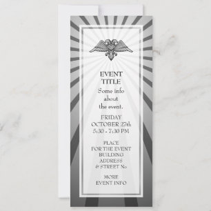 Convites águia-cinza com duas cabeças