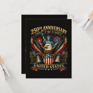 Convites Águia Patriótica do 250º Aniversário dos Estados U