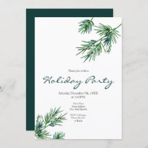 Agulhas de pinheiro de Watercolor