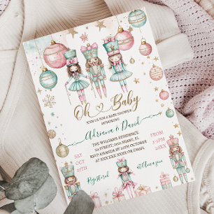 Convites Ah Bebê Inverno Natal Chá de Bebê