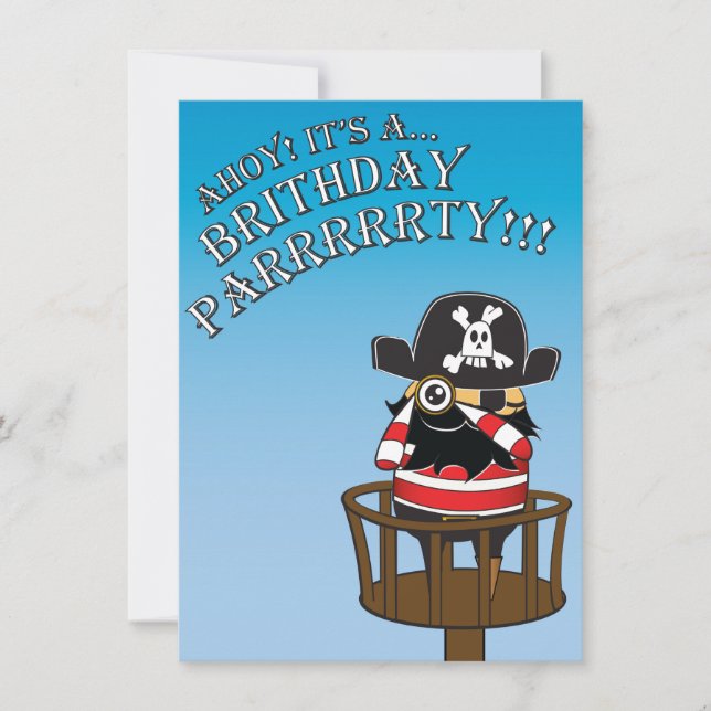 Convites Ahoy! (Frente)