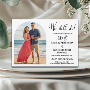 Convites Ainda Fazemos Foto de 10º Aniversário de Casamento