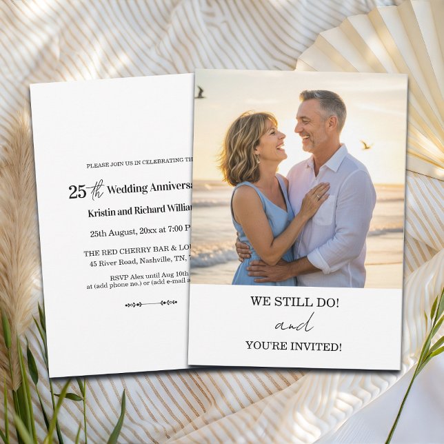 Convites Ainda Fazemos Foto de Aniversário de Casamento de  (Criador carregado)