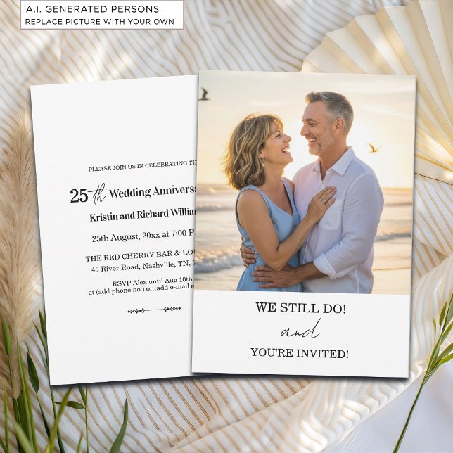 Convites Ainda Fazemos Foto de Aniversário de Casamento de  (Criador carregado)