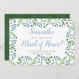 Convites Airelas simples | Será A Minha Madrinha de casamen