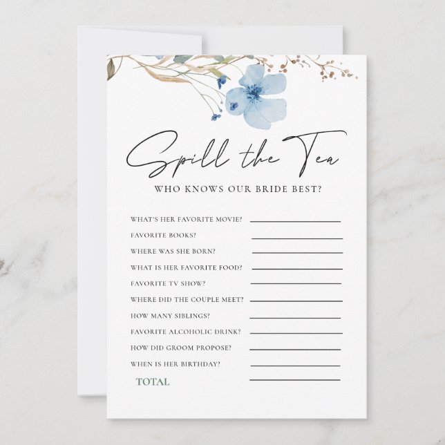 Convites Airy Eucalyptus Greenery Boho Chá de panela Rustic (Frente)