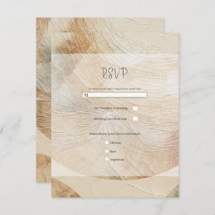 Convites Airy Neutral Natural Elemento Bohemian Boho RSVP