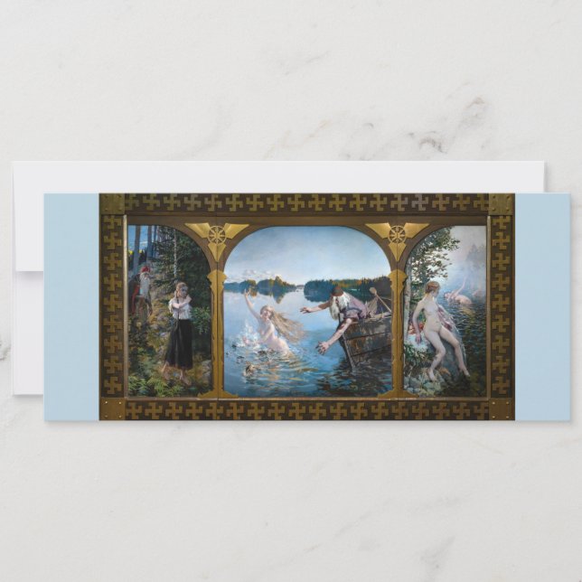 Convites Akseli Gallen-Kallela - Aino Triptych (Frente)