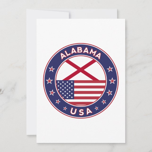Convites Alabama, Estados Unidos, (Frente)