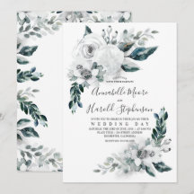 Alabaster Floral Greenery | Casamento por Aquarela