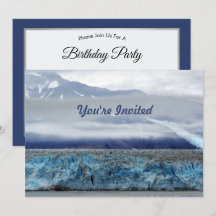 Alaska Hubbard Glacier Foto Aniversário