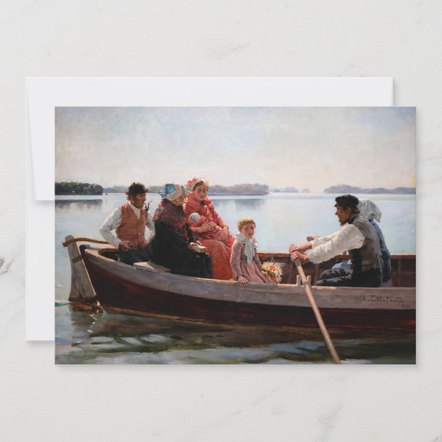 Convites Albert Edelfelt - Indo ao Batismo (Frente)