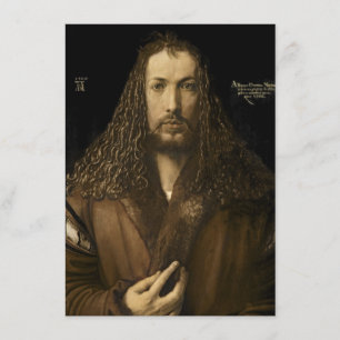 Convites Albrecht Durer - retrato de auto