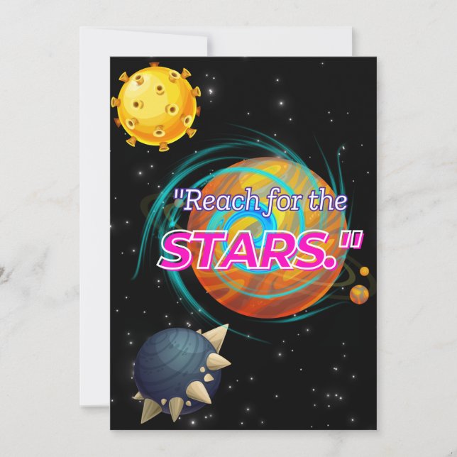 CONVITES ALCANCE AS ESTRELAS (Frente)