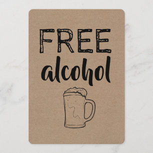 Convites Álcool Livre   PADRINHO DE CASAMENTO   A melhor pr