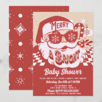 Alegre e Brilhante Natal Retro Papai Noel Vermelho