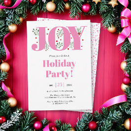 Convites Alegria Rosa com Areia Foto de Natal
