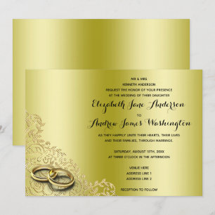 Convites Aleitório de Noiva & Alianças de Casamento Estilos