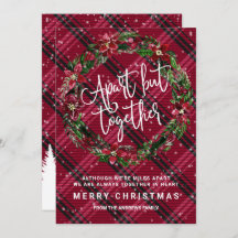 Além, Mas Juntos, Fora Floral De Wreath Flannel Na