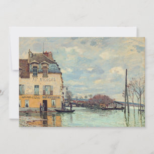 Convites Alfred Sisley - Inundações em Port-Marly