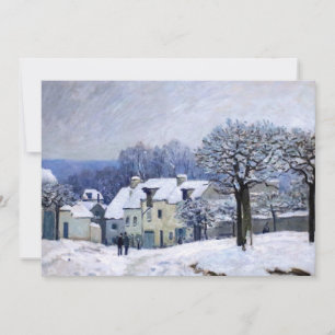 Convites Alfred Sisley - Place Chenil em Marly, Efeito de N