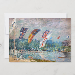 Convites Alfred Sisley - Regata em Molesey