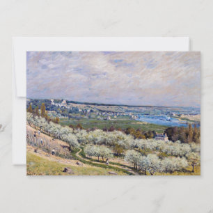 Convites Alfred Sisley - Terrace em Santo-Germain, Primaver