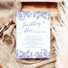 Convites Algo Azul Antes de Convidar o Chá de panela