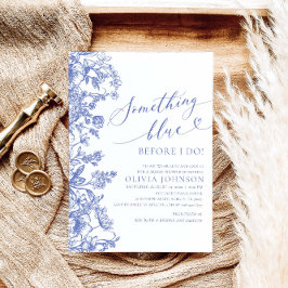 Convites Algo Azul Antes de Convidar o Chá de panela