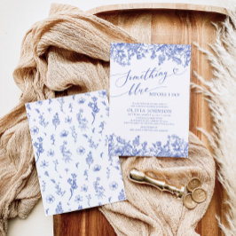 Convites Algo Azul Antes de Convidar o Chá de panela