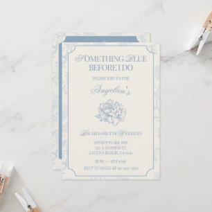 Convites Algo Azul Antes do Meu Itinerário de Despedida de 