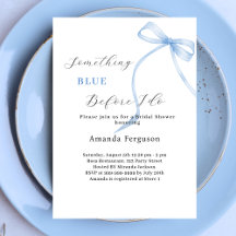 Algo azul antes que eu faça um banho de Bridal Bri